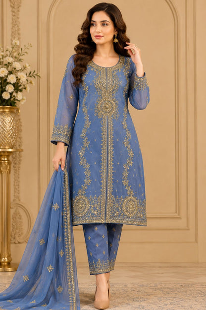 Handmade tissue 3-Piece Suit