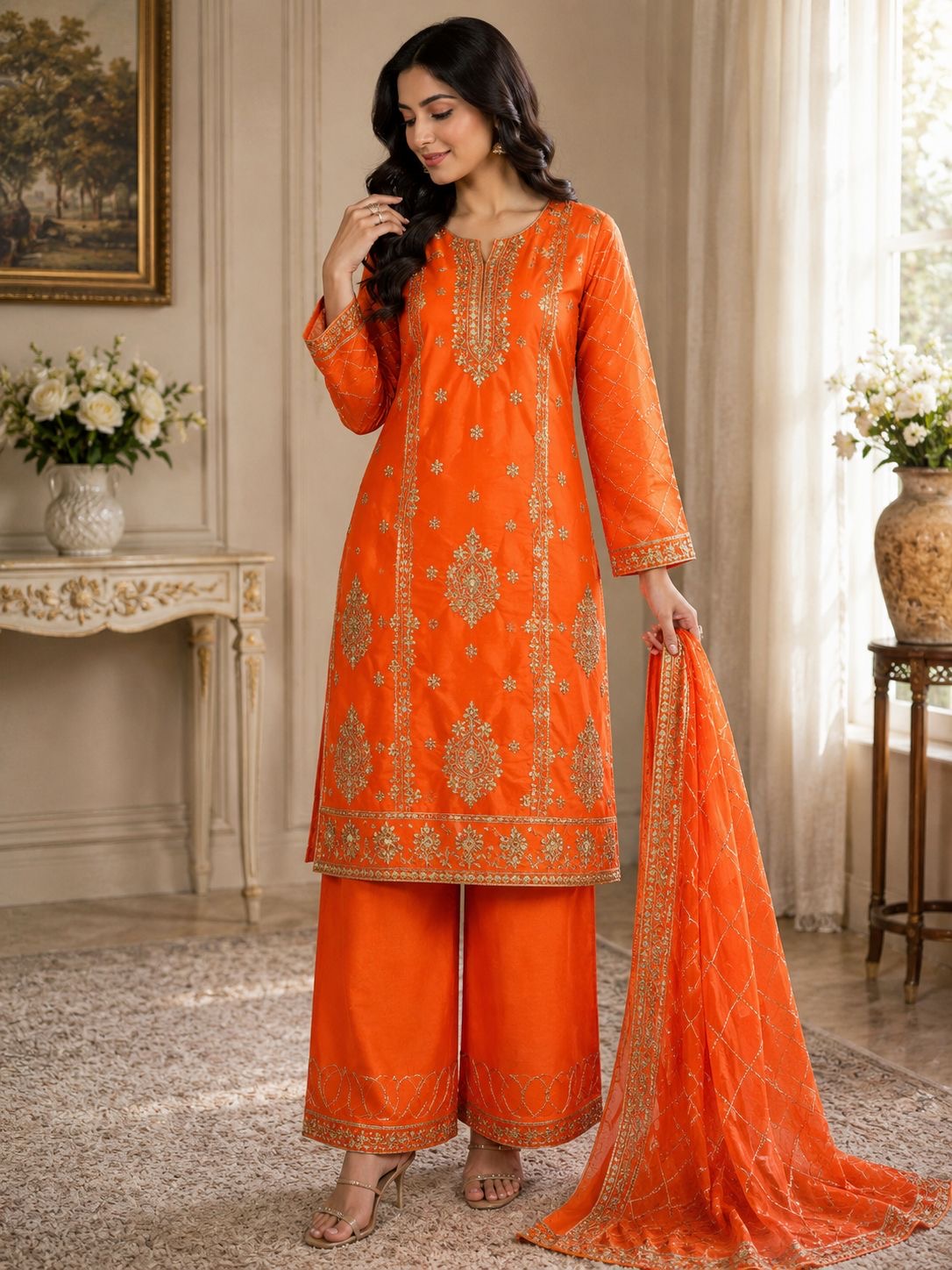 Hand made tissue 3-piece Suit