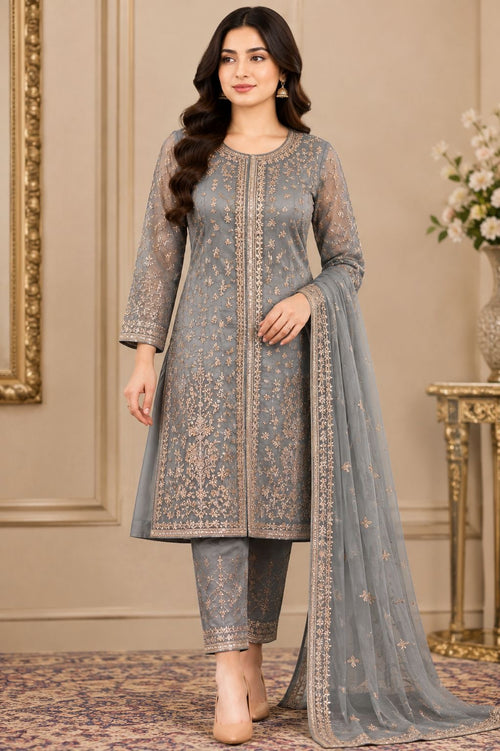 Hand-Embroidered (3-Piece Set)